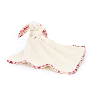 Jellycat Blossom Cream Bunny 'Berry' Soother Knuffeldoek