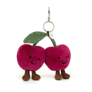 Jellycat Sleutelhanger Amuseables Cherries Bag Charm