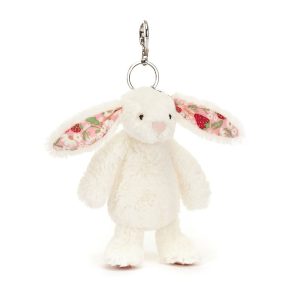 Jellycat Sleutelhanger Blossom Cream Bunny Berry Bag Charm