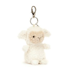 Jellycat Sleutelhanger Little Lamb Bag Charm