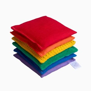 Little Botanic Label sensorische pittenzakjes-regenboog