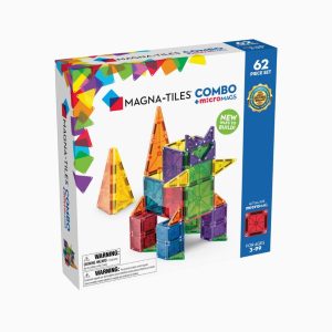 Magna-Tiles MAGNA-TILES magnetische tegels combiset micromags 62-delig-Magna-Tiles