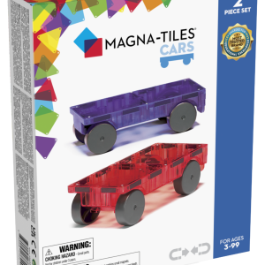 Magna-Tiles Uitbreidingsset Cars 2 stuks Paars en Rood