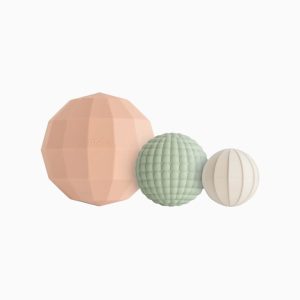 Mushie sensorische ballen-blush