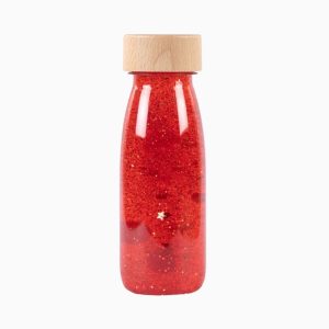 Petit Boum sensorische fles Float Bottle-rood