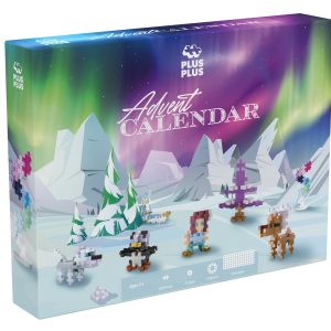 Plus-Plus Advent Calendar - Santa's Northern Lights Adventure Christmas