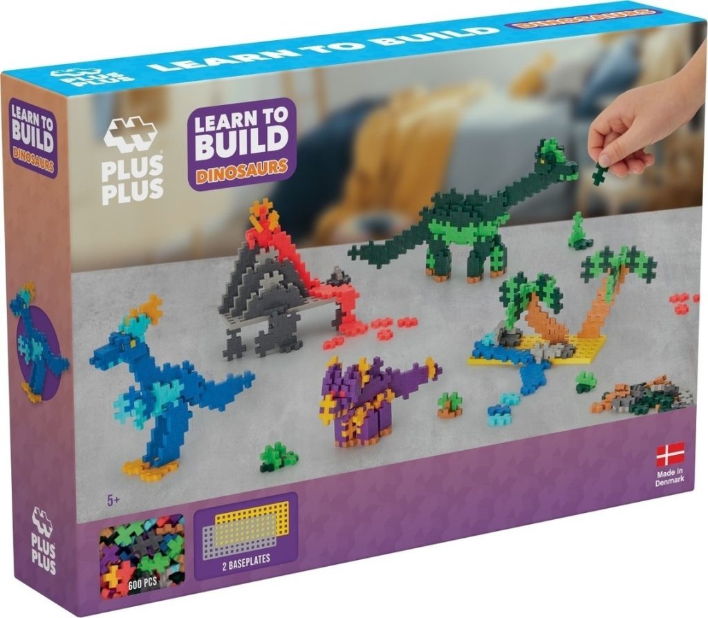 Plus-Plus Learn to Build Dino's (600 stukjes)