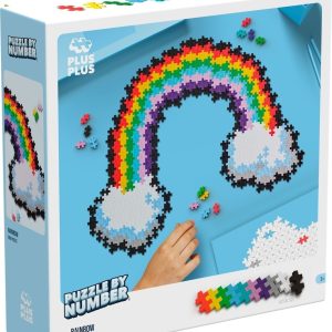 Plus-Plus Puzzle by Number Regenboog (500 stukjes)
