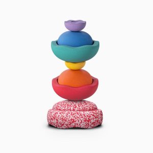 Stapelstein Inside rainbow special-blush&red mix-regenboog