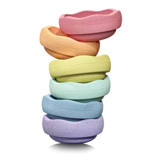 Stapelstein Original Mini Regenboog - Pastel