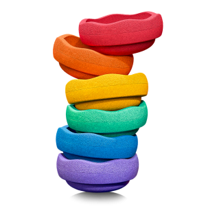 Stapelstein Regenboog Classic 6 stapelstenen