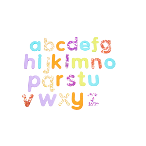 TickiT Letters Regenboog Glitter