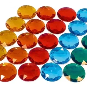 Bauspiel Glitterstenen XL - 25 stuks bij TijdOmTeSpelen.nl