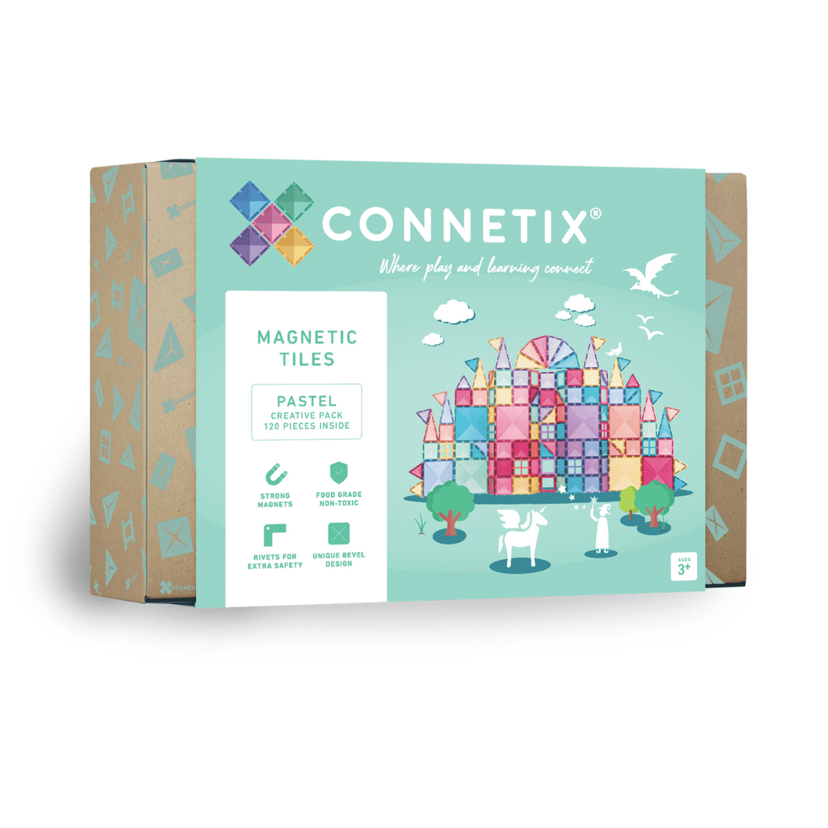 CONNETIX Pastel Creative Pack - 120 stuks bij TijdOmTeSpelen.nl