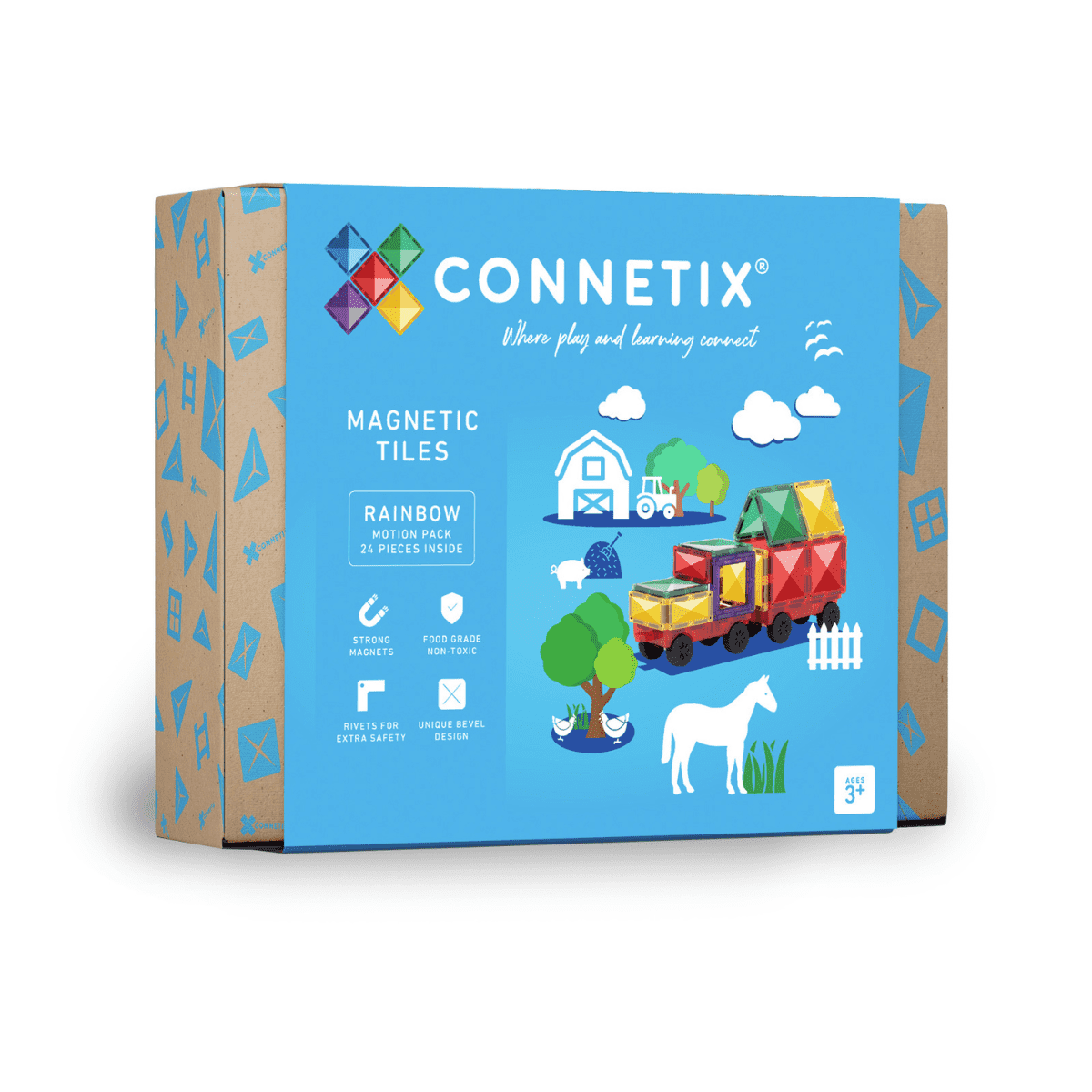 CONNETIX Rainbow Motion Pack - 24 stuks bij TijdOmTeSpelen.nl