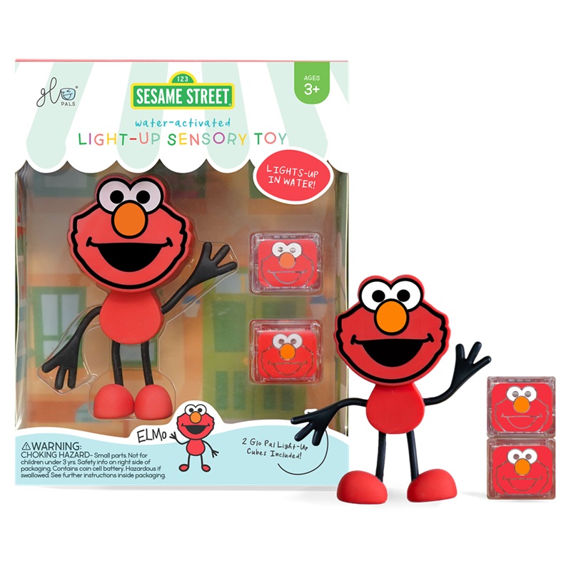 Glo Pals Elmo - Speelvriendje inclusief 2 lichtgevende blokjes bij TijdOmTeSpelen.nl