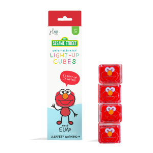 Glo Pals Elmo - lichtgevende blokjes - 4 stuks bij TijdOmTeSpelen.nl