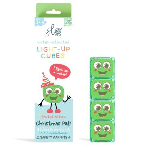 Glo Pals lichtgevende blokjes kerst - 4 stuks bij TijdOmTeSpelen.nl