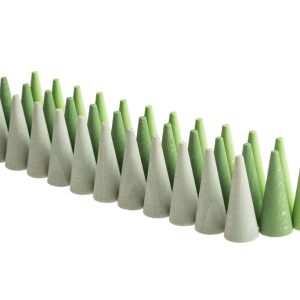 Grapat Mandala Groene Kegels - 36 stuks (3 kleuren) bij TijdOmTeSpelen.nl