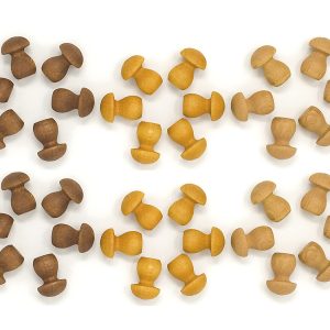 Grapat Mandala Kleine Paddenstoelen - 36 stuks (3 kleuren) bij TijdOmTeSpelen.nl