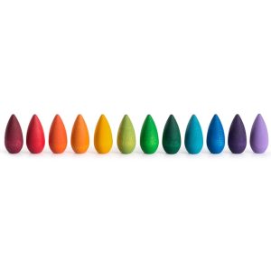 Grapat Regenboog Sneeuwvlokken - 36 stuks (12 kleuren) bij TijdOmTeSpelen.nl