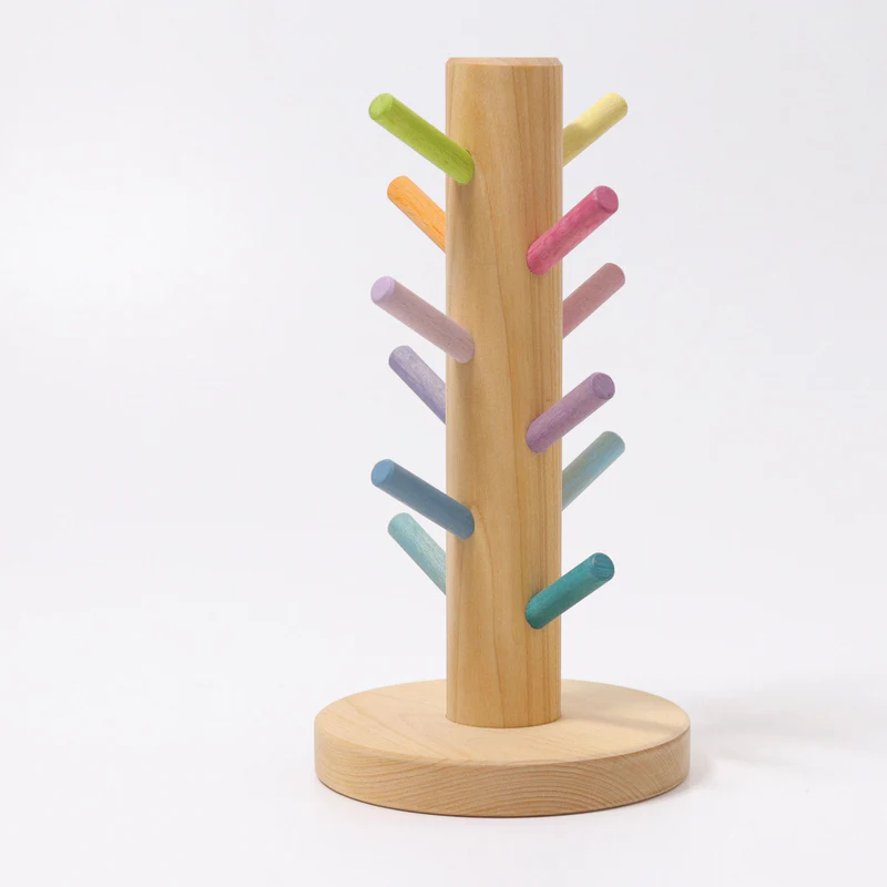 Grimm’s Houten Sorteerboom - Pastel bij TijdOmTeSpelen.nl