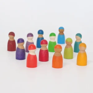 Grimm’s Regenboog Vriendjes - 12 stuks bij TijdOmTeSpelen.nl