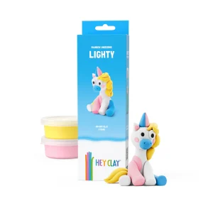 Hey Clay Unicorns - Rainbow Unicorn - Lighty 3 cans bij TijdOmTeSpelen.nl