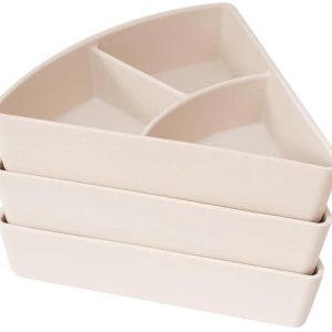 Inspire My Play - Play Tray Bakjes Gebroken Wit (3-delig) bij TijdOmTeSpelen.nl