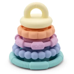 Jellystone Designs - Stapelaar bijtspeelgoed - pastel bij TijdOmTeSpelen.nl