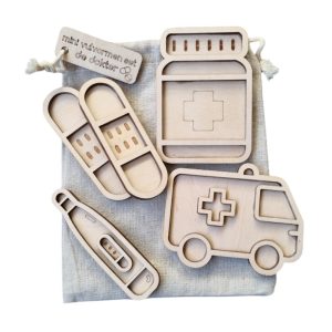Kiddi Mini Vulvormen Set De Dokter bij TijdOmTeSpelen.nl