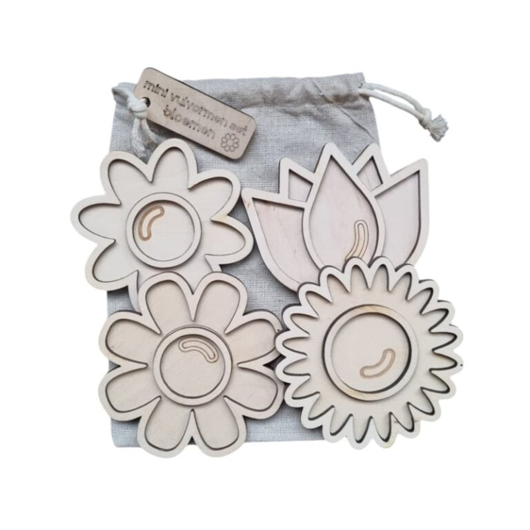 Kiddi Mini vulvormen set Bloemen bij TijdOmTeSpelen.nl