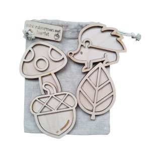 Kiddi Mini vulvormen set Herfst bij TijdOmTeSpelen.nl