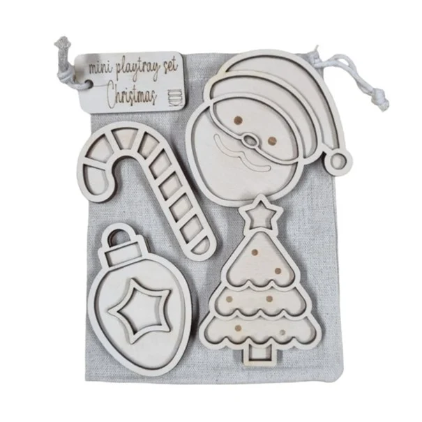 Kiddi Mini vulvormen set Kerst bij TijdOmTeSpelen.nl