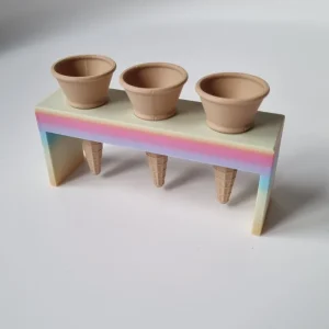 Kiddi Puntijsjes Houder - Triple voor mini ijsjes bij TijdOmTeSpelen.nl