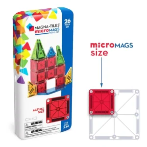 Magna-Tiles® Micro Mags Travel Set 26 stuks bij TijdOmTeSpelen.nl