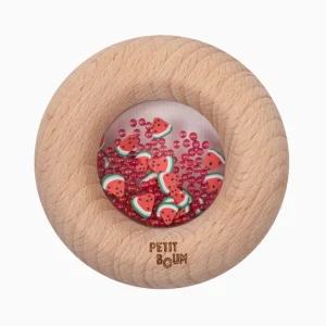 Petit Boum Sensorische Donut - Watermeloen bij TijdOmTeSpelen.nl