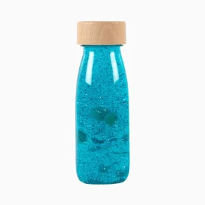 Petit Boum Sensorische fles turquoise bij TijdOmTeSpelen.nl