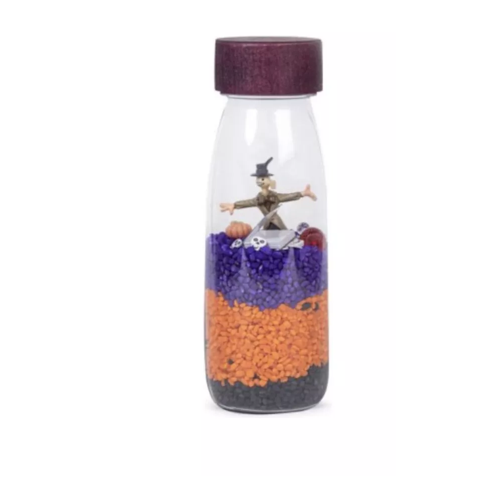 Petit Boum sensorische fles Halloween bij TijdOmTeSpelen.nl