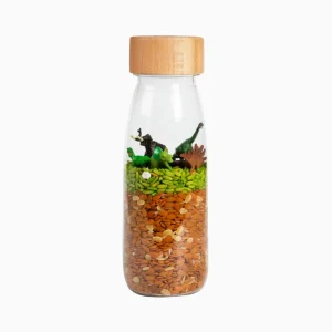 Petit Boum sensorische fles Jurassic bij TijdOmTeSpelen.nl