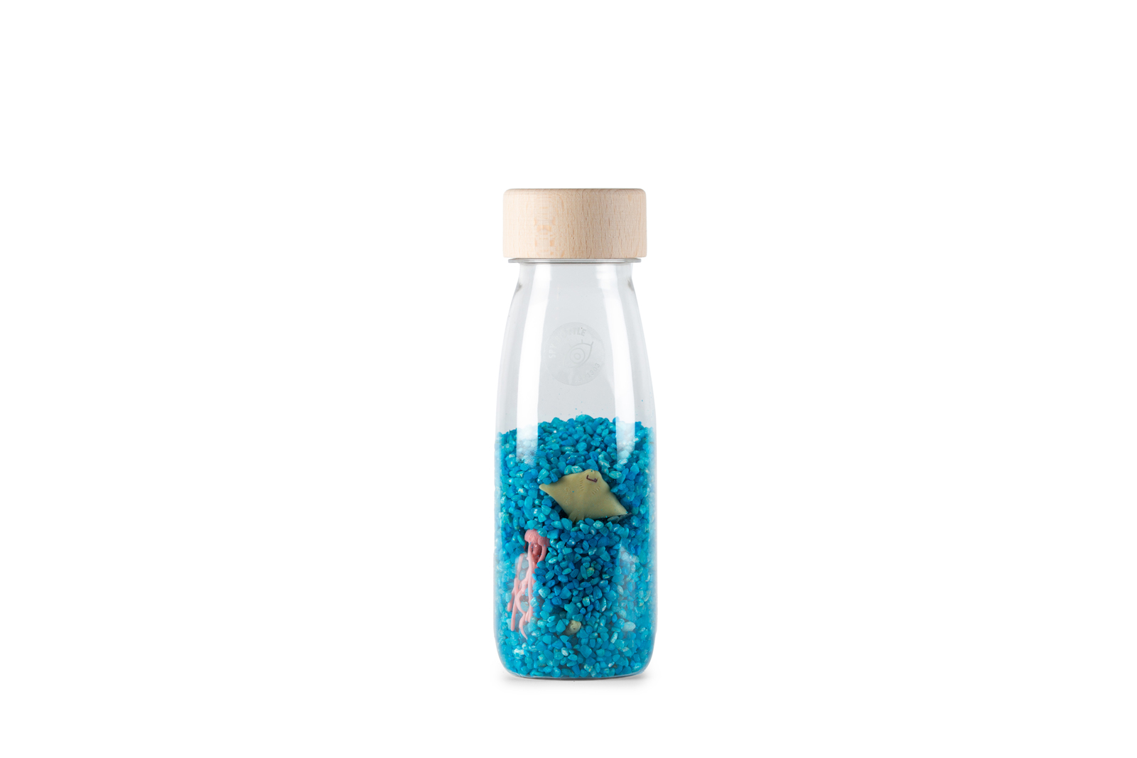 Petit Boum sensorische fles zee bij TijdOmTeSpelen.nl
