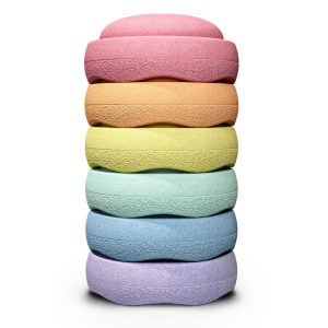 Stapelstein Mini Rainbow Pastel bij TijdOmTeSpelen.nl