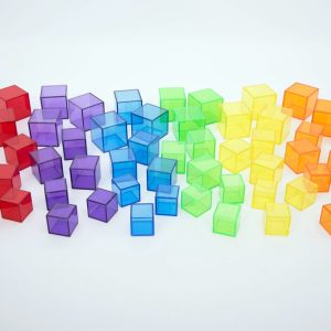 TickiT Doorzichtig gekleurde blokjes van TickiT bij TijdOmTeSpelen.nl
