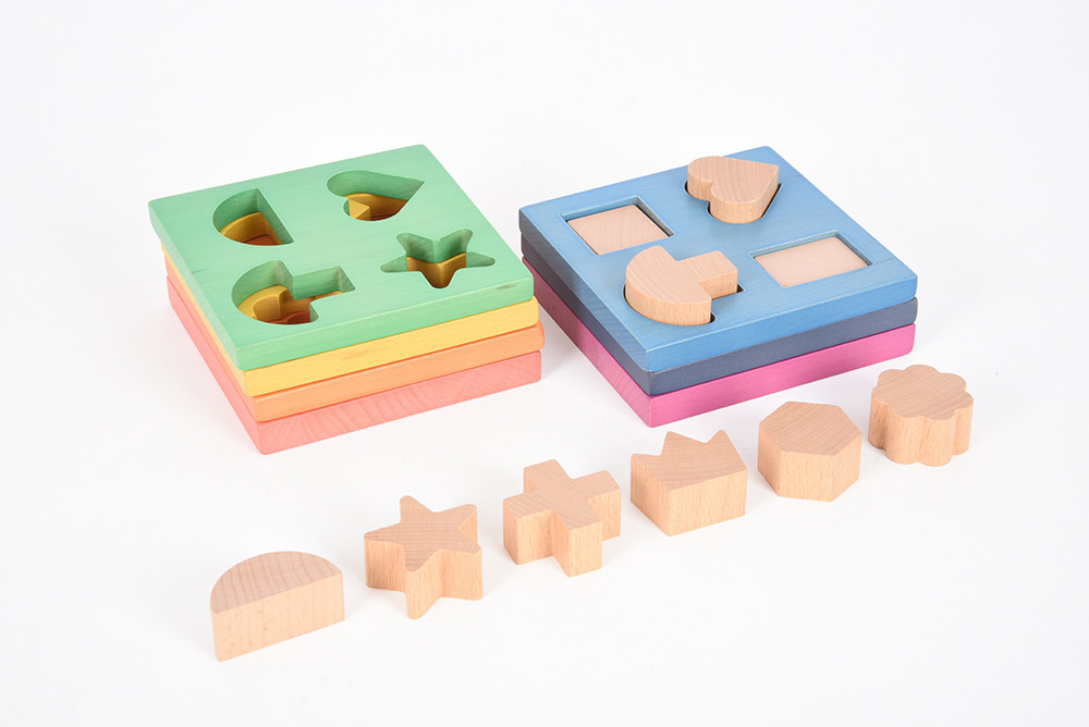 TickiT Houten Vormenpuzzel bij TijdOmTeSpelen.nl