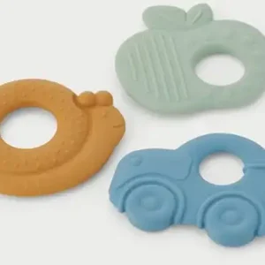 TickiT Silisoft bijtspeelgoed - 3 stuks bij TijdOmTeSpelen.nl