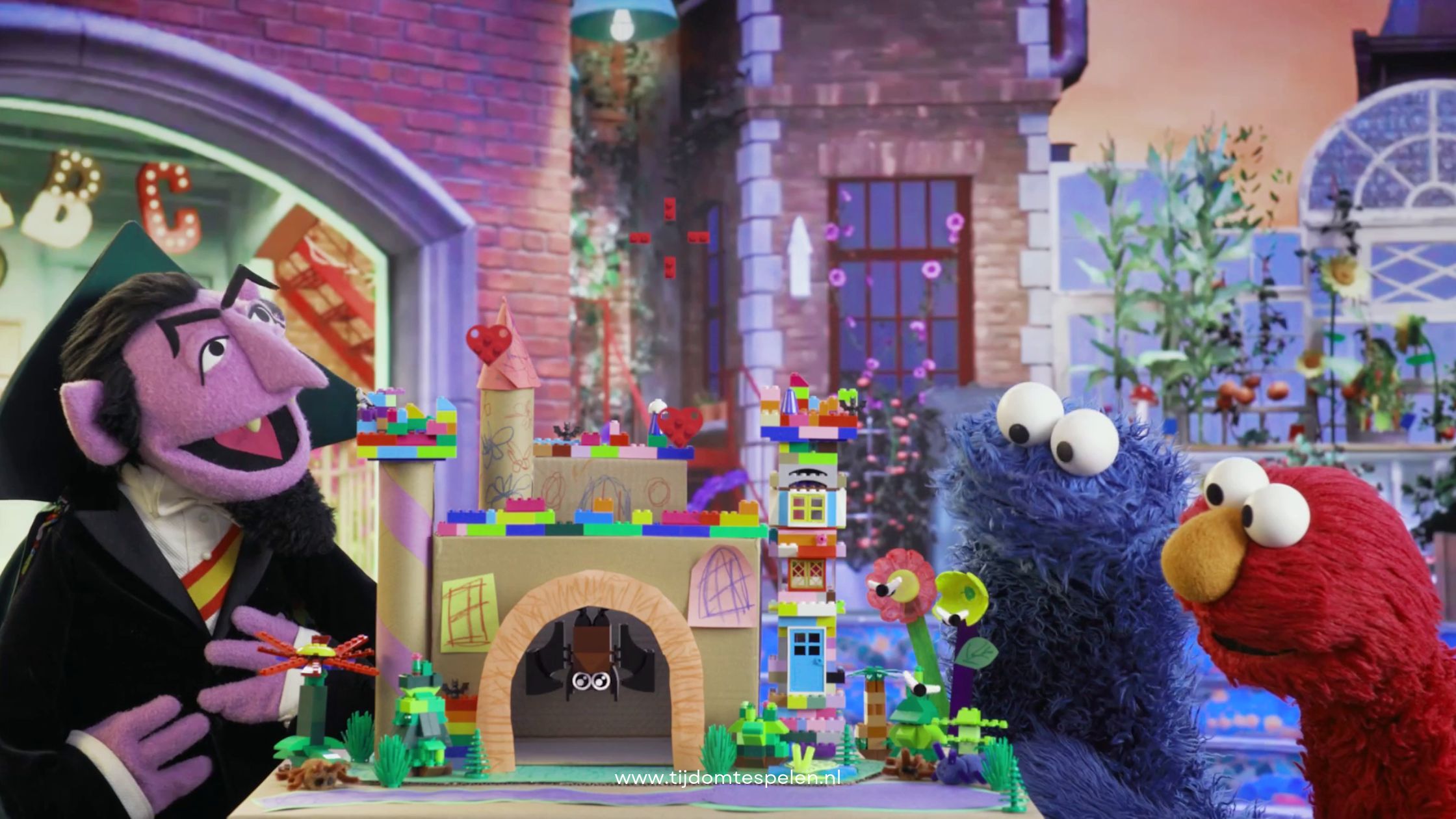 LEGO en Sesamstraat lanceren educatieve filmpjes